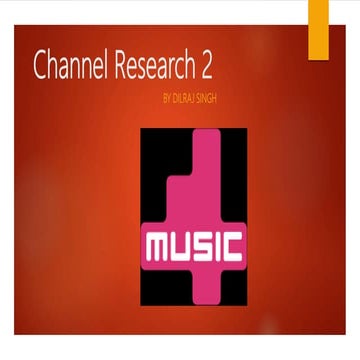 Channel research 2