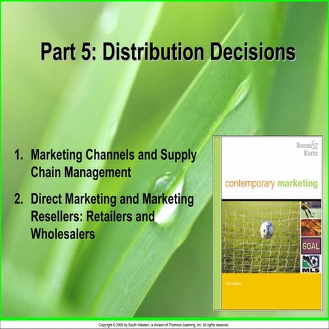 Channels of mkting