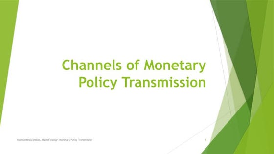 Monetary Policy | PPT