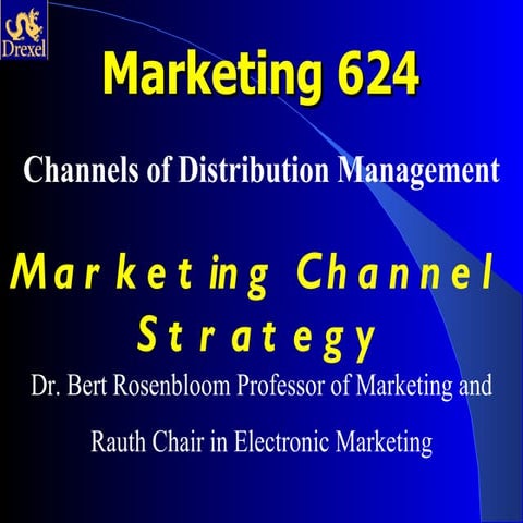 Channel design | PPTX