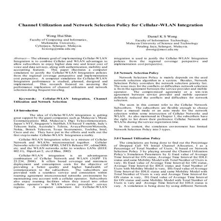 Channel utilization network_selection_wcnc_v1 (1) hswong kdwong