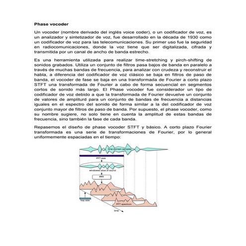 Channel y phase vocoder