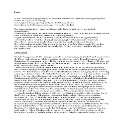 Chaostheorie PDF