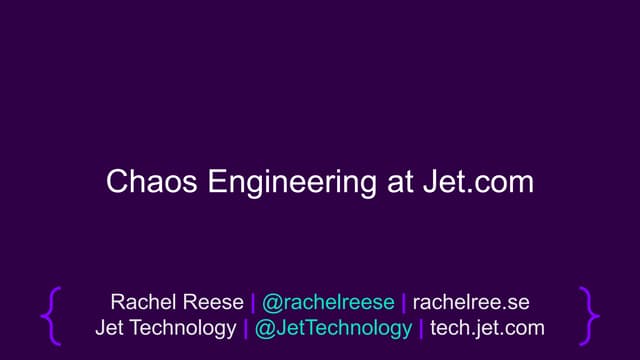 Chaos Testing with F# and Azure by Rachel Reese at Codemotion Dubai