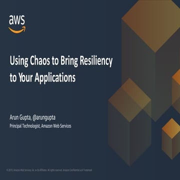 Using chaos to bring resiliency to your applications