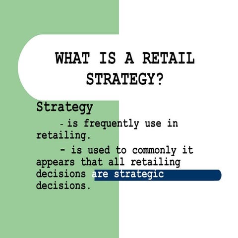 retail strategy