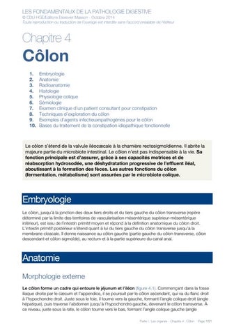 Colonet pathologies