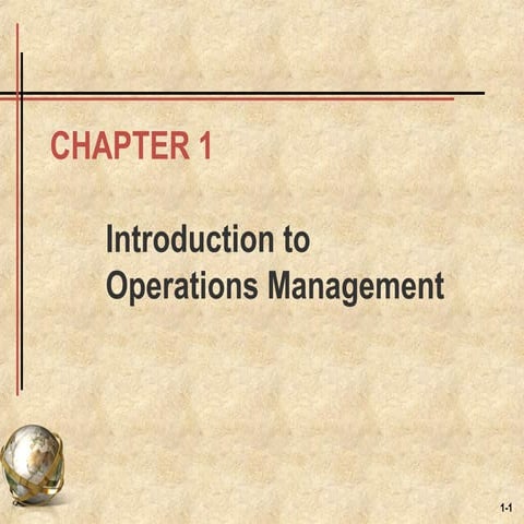 Introduction to Operations Management by Stevenson