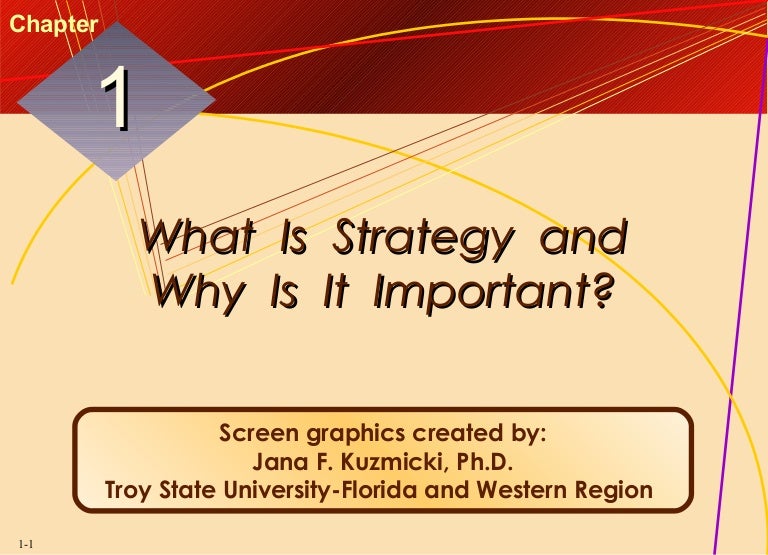 What is strategy and why important
