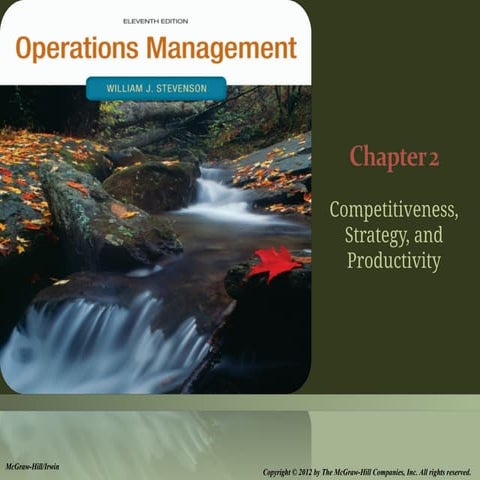 Operation Management chapter 2 Productivity