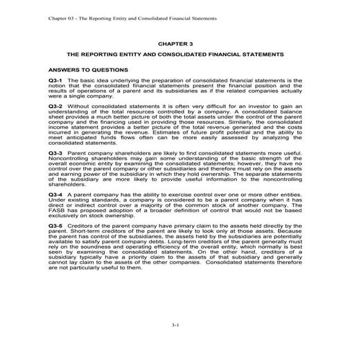 solusi manual advanced acc zy Chap003