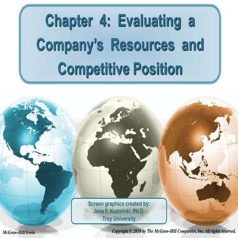 evaluating a company's resources and competitive position.ppt