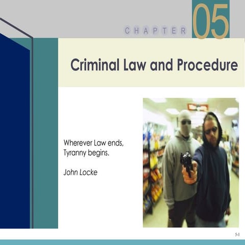 Chapter 5 - Crimes and Torts