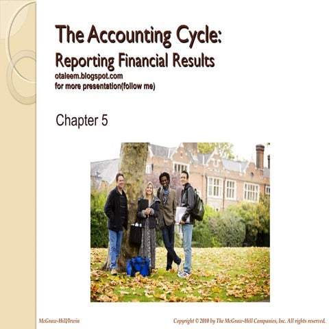 The Accounting Cycle:Reporting Financial Results