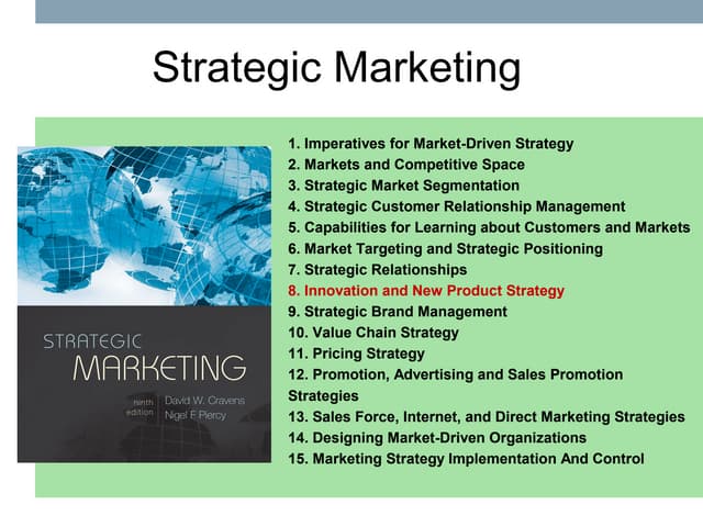 Reports on chapter 7 of books strategic marketing by david w cravens nigel f piercy picture