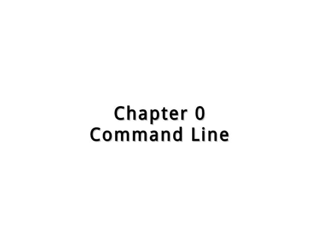 Linux fundamental - Chap 00 shell