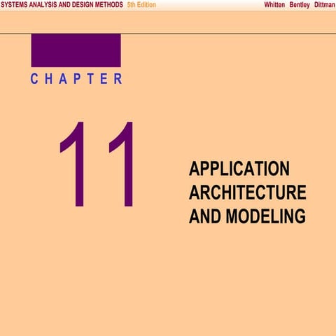  system analysis and design  Chap011