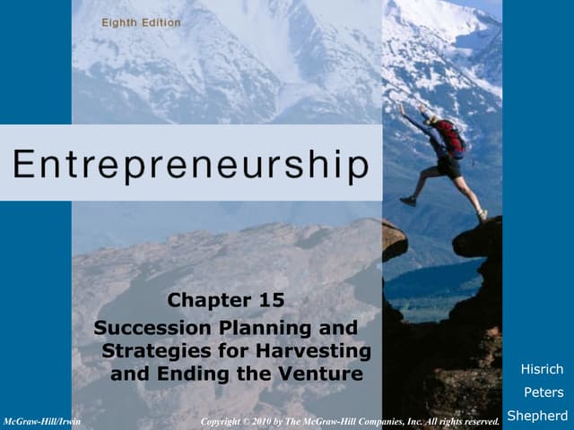 Entrepreneurship Chap 15