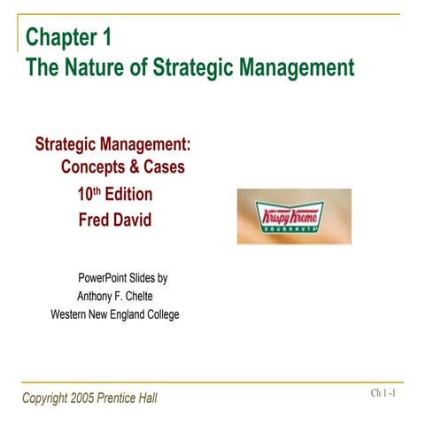 The Nature of Strategic Management