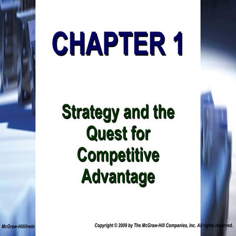 Chap01 Strategic Mgmt