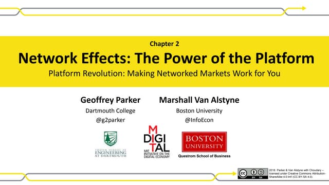 Platform Revolution - Ch 02 Network Effects: Power of the Platform