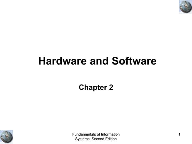 Fundamentals of Information systems-Software and hardware.ppt