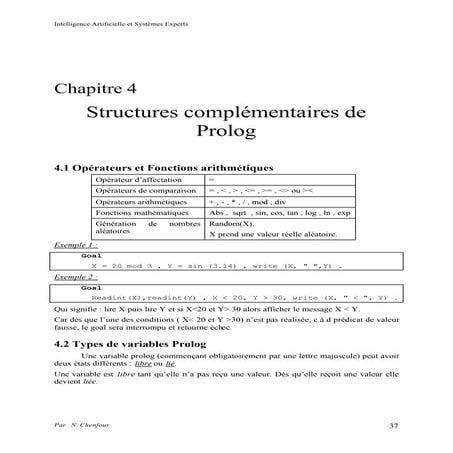 Programmation Logique.pdf Programmation . | PDF