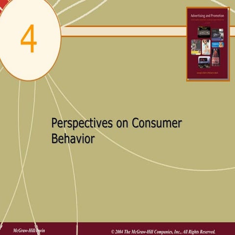 Chap04 Perspectives On Consumer Behavior