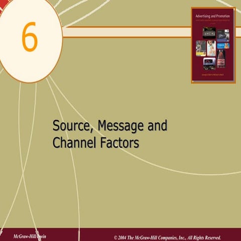 Chap06 Source, Message And Channel Factors