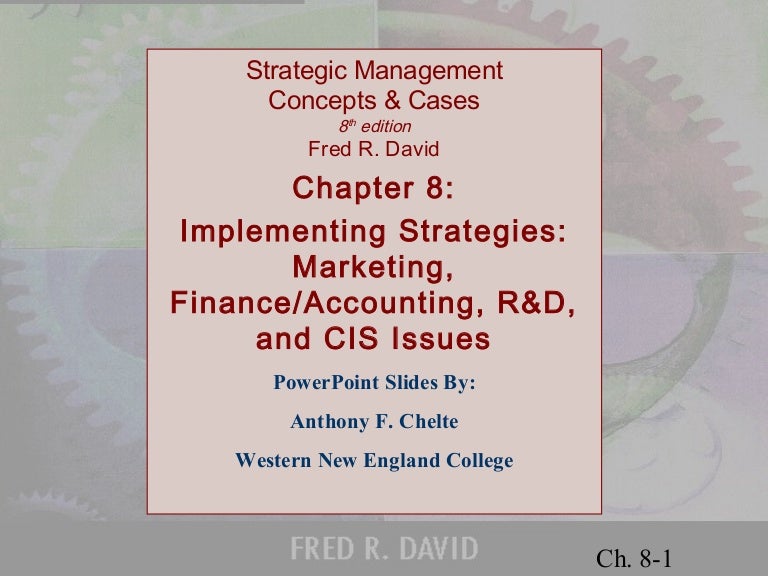 Implementing Strategies