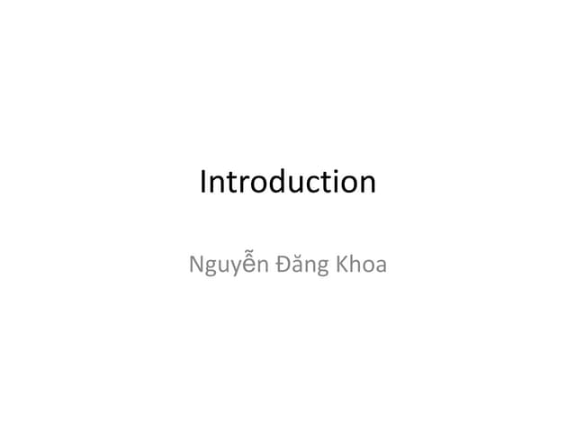 Introduce to XML