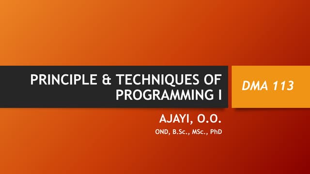 DMA113 Chap1