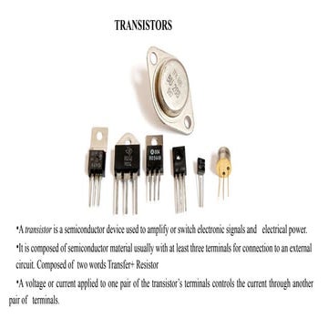 NPN and PNP Transistors: Structure and Function | PPTX