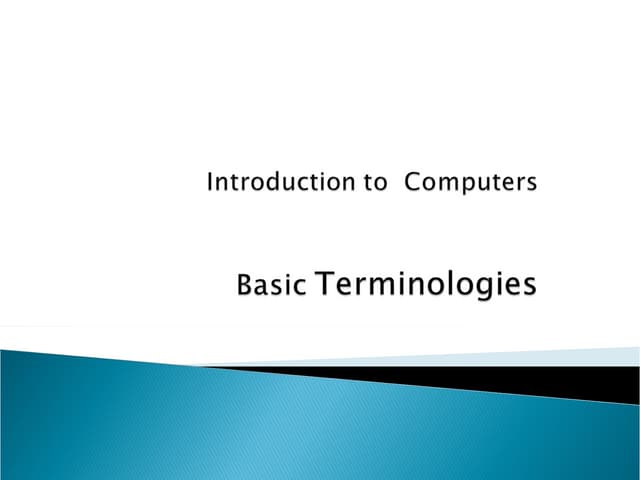 Information and Communication Technology - Introduction.ppt