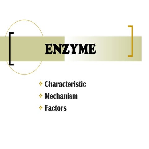 Chap 10 enzyme