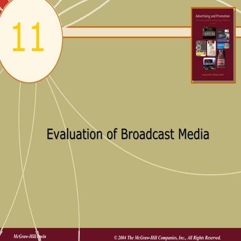 Chap11 Evaluation Of Broadcast Media