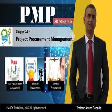 Chap 12.0   Procurement Management overview
