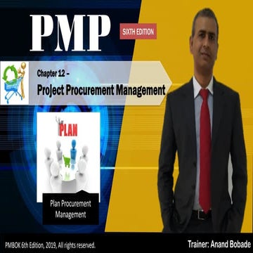 Chap 12.1 Plan Procurement Management