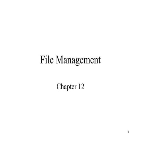 File management | PPTX