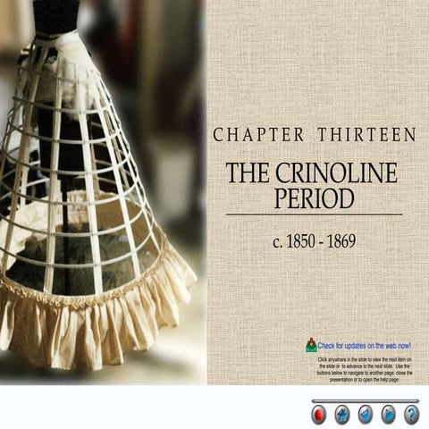 Chapter 13 Crinoline Period | PPT