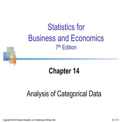 Chap14 analysis of categorical data