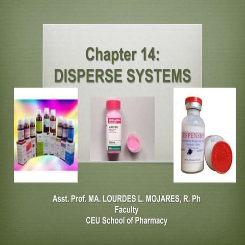 Chap 14 dispersed systems