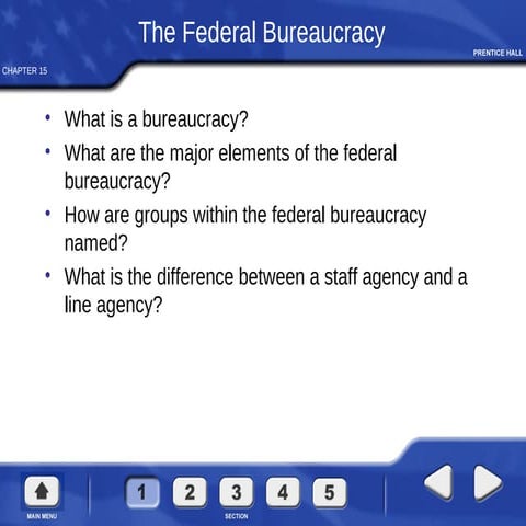 Government at Work: The Bureaucracy