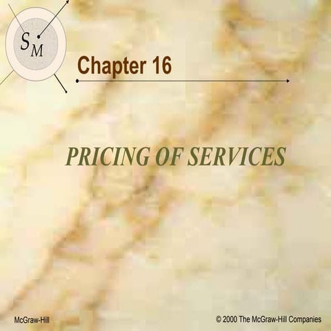 pricing of services 