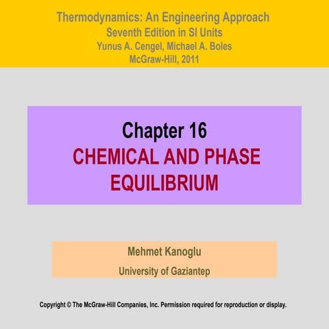 Chemical and Phase Equilibrium in Thermodynamics: Principles and ...