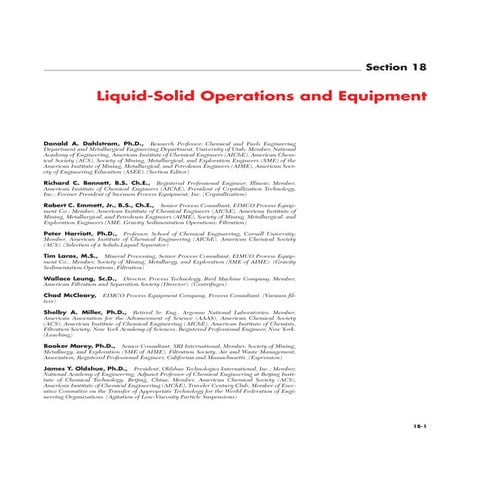 Perry’s Chemical Engineers’ Handbook  7ma Ed Chap 18