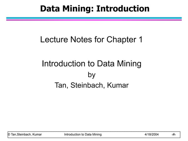 chap1_introT Data Mining