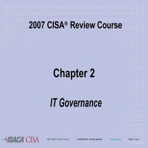 Chap2 2007 Cisa Review Course