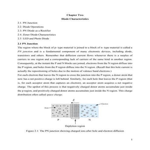 The pn Junction Diode | PDF