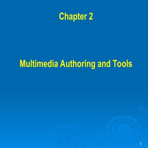 Multimedia Authoring Tools theory and applications